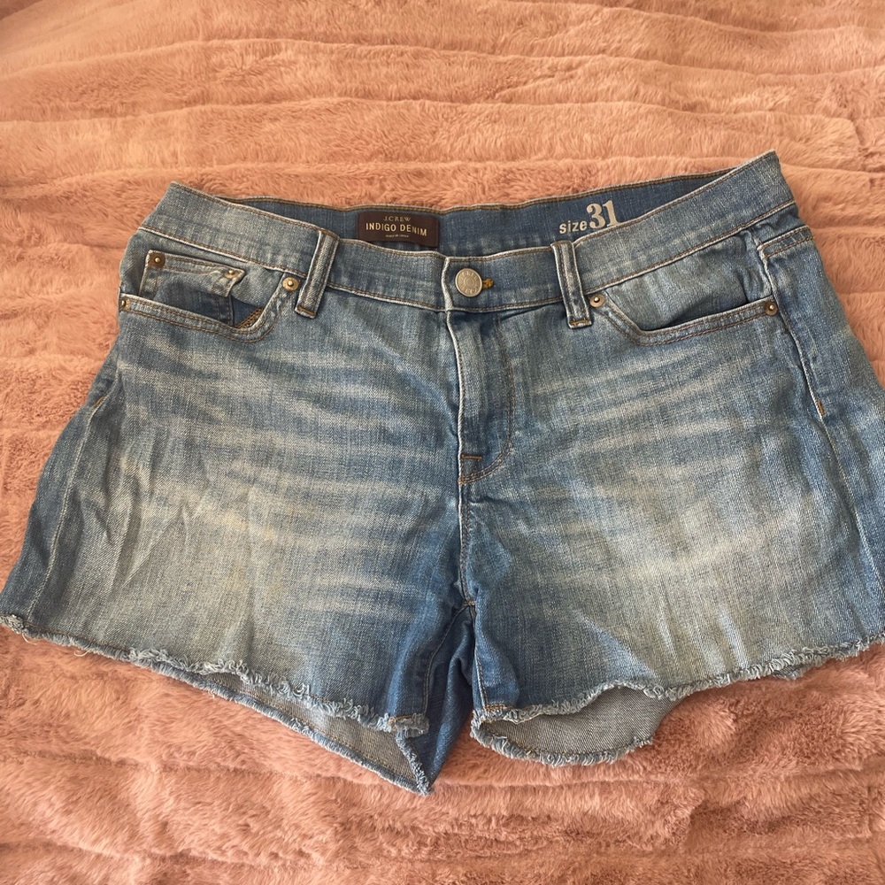 J Crew Indigo Denim Shorts